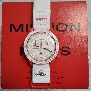 Swatch X Omega Bioceramic Moonswatch Mission To The MARS